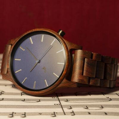 Opis UR-M1 (Red Sandalwood) men's wristwatch