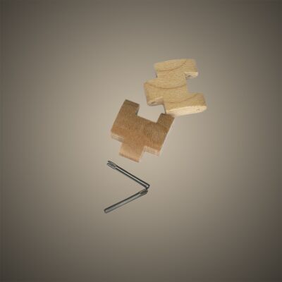 Four extra bracelet parts for Opis UR-F1 (maple wood)