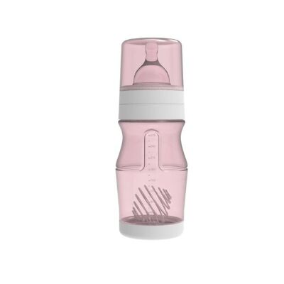 Rosa französische Babyflasche der neuen Generation