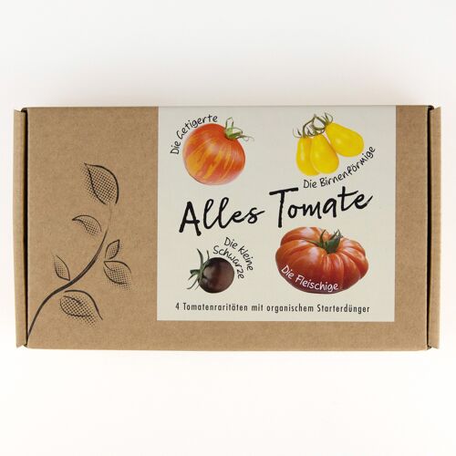 Gemüsesamen-Geschenkbox "Alles Tomate"
