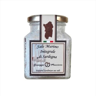 Sal Marina Natural Gruesa de Cerdeña 210gr Tarro con tapón metálico