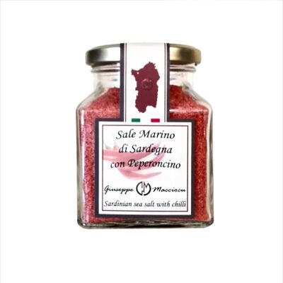 Sardinian sea salt + grinded red chilli pepper 210g