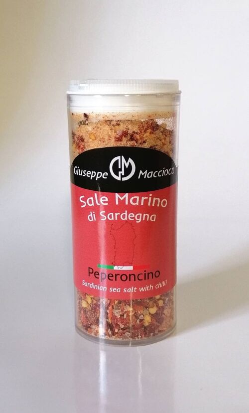 Sea salt of Sardinia + bruised red chilli pepper 110gr