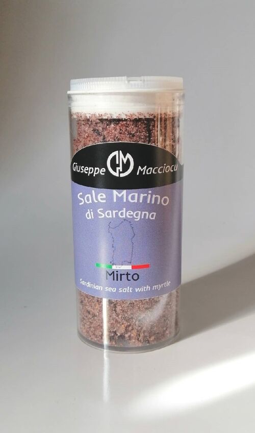 Sea salt of Sardinia + myrtle 130gr multi spreader head