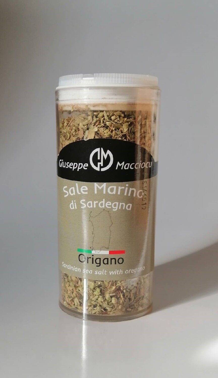 Meersalz von Sardinien + Oregano 80gr mit Streukopf