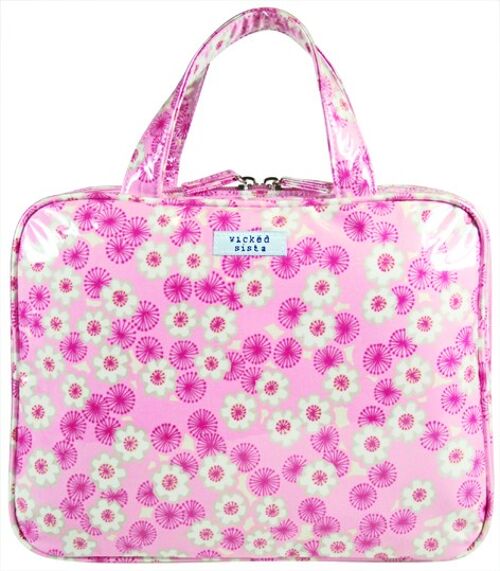 Bag Ferris Fleur Pastel Pink Large Hold All Kosmetiktasche Tasche