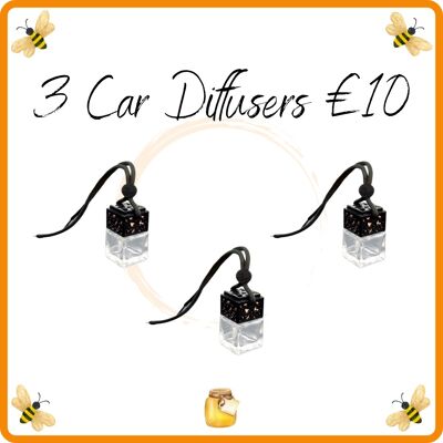 3 Car Diffusers £10 - Velvet Rose & Oud