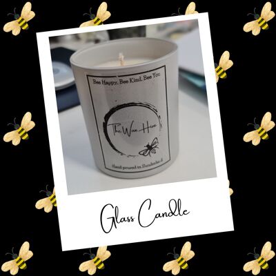 Glass Candle - Dark Orchid (Inspired by Black Orchid),