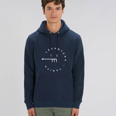 Sudadera Capucha Levantera Tarifa Azul Marino