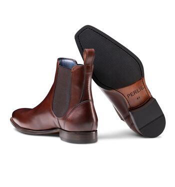 Bottines Chelsea - Cuir Marron Foncé 3