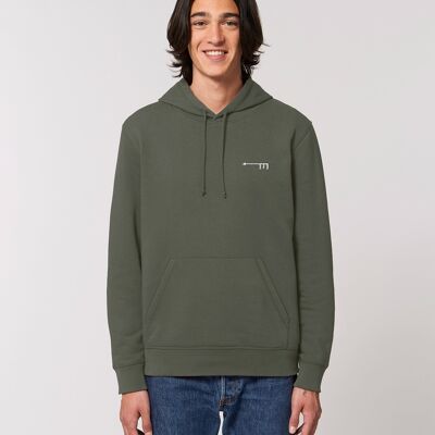 Sudadera Capucha Essential Kaki