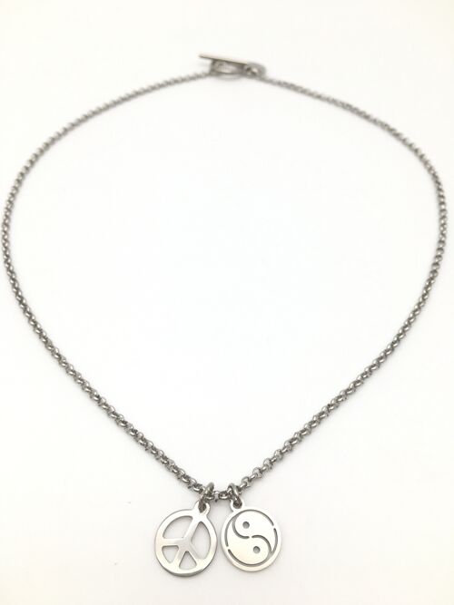 Inner Peace Necklace - Silver