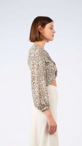 Crop top floral/ Rustique élégant 3