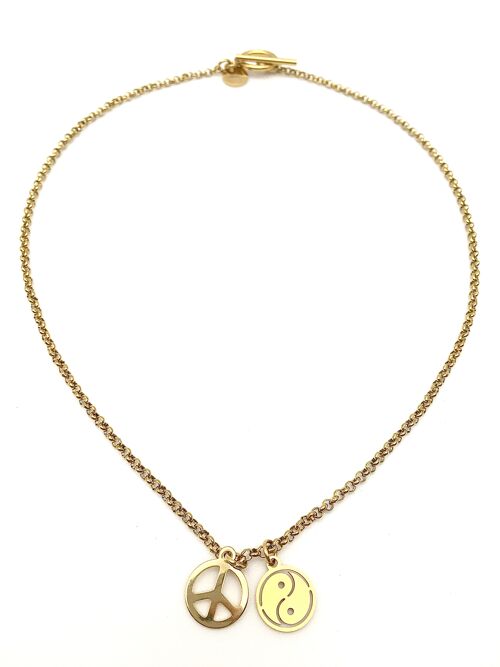 Inner Peace Necklace - Gold