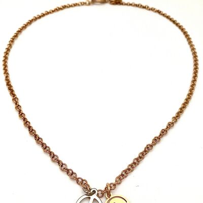 Inner Peace Necklace - Rose Gold