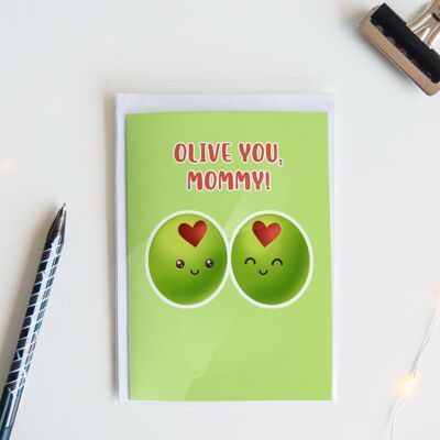 Olive You Mommy | Funny Mothers Day Card