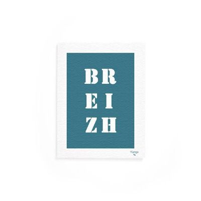 Poster blu "Breizh"