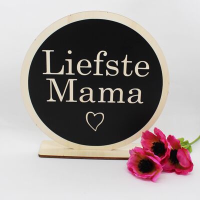 Liefste mama decoratie cirkel