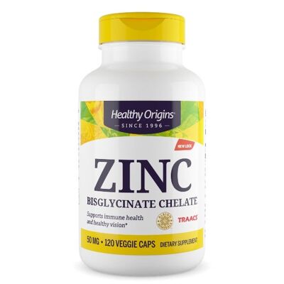 Zinc Bisglycinate Chelate 50 mg, 120 vcaps
