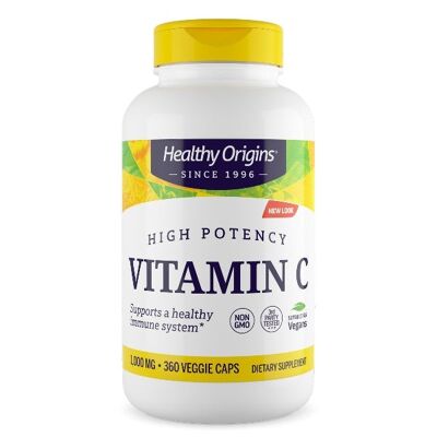 Vitamin C, 1000mg - 360 Veggie Capsules