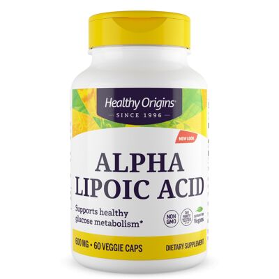 Alpha Lipoic Acid, 600mg - 60 Caps