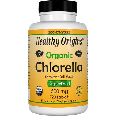 Chlorella Organic 500mg - 720 Tabs