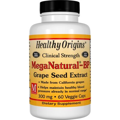MegaNatural® BP-Grape Seed Extract, 300mg
