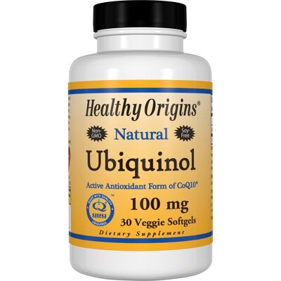 Ubiquinol, 100mg, Veggie Gels - 30 Vgels