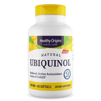 Ubiquinol, 300mg (Active form of CoQ10) - 60 Gels