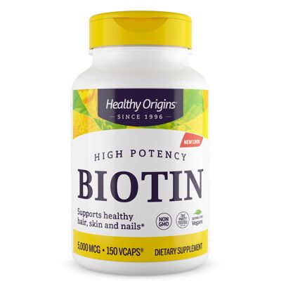 Biotin (B7), 5,000mcg - 150 Vcaps