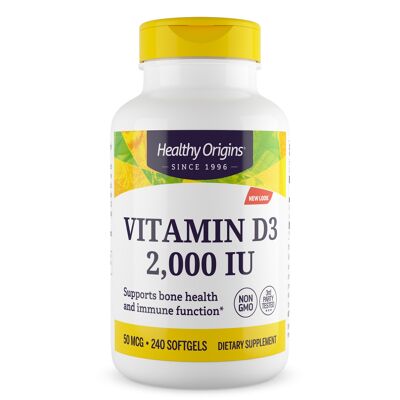 Vitamin Dз, 2,000 IU Softgels - 240 Gels