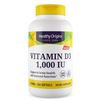 Vitamin Dз Gels, 1,000 IU Softgels - 360 Gels