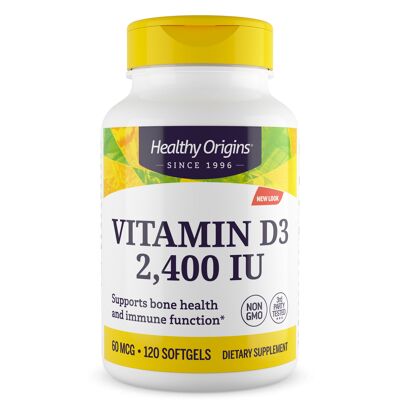 Vitamin D3 2400 IU Softgels - 120 Gels