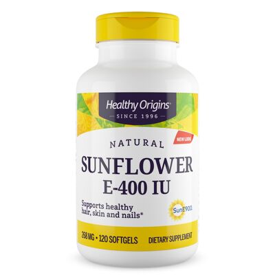 Vitamin E, 400 IU Sunflower (Sun E 900)