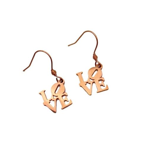 Self-Love Earrings - Rose Gold