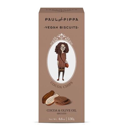 Cocoa chips 130g Box
