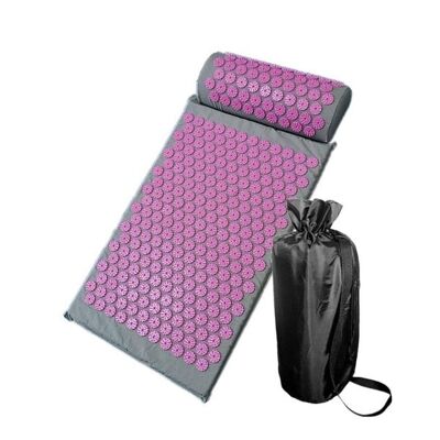 Acupressure Spiky Mat - Pink spikes WITH A BAG