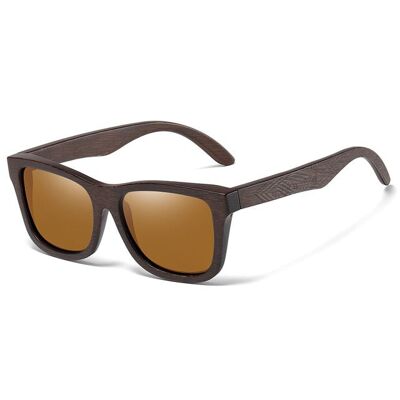 DARK SUN Retro Fashion Wood Sunglasses UV400 - Brown