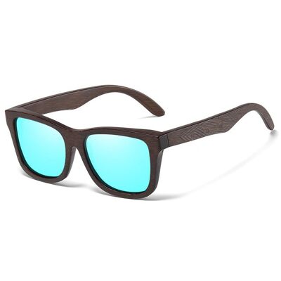 DARK SUN Retro Fashion Wood Sunglasses UV400 - Blue