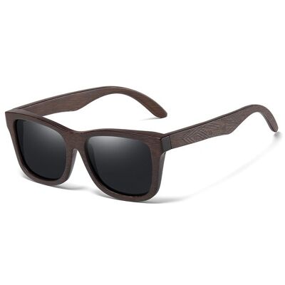 DARK SUN Retro Fashion Wood Sunglasses UV400 - Black