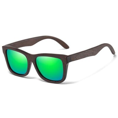 DARK SUN Retro Fashion Wood Sunglasses UV400 - Green