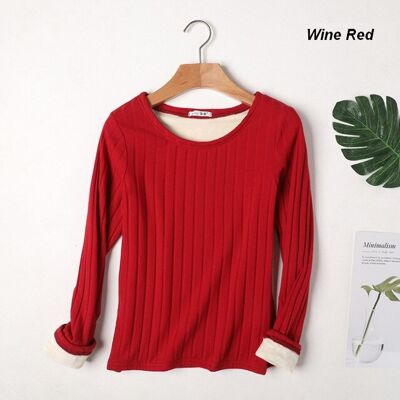 Thermo Pullover - Wine Red - L