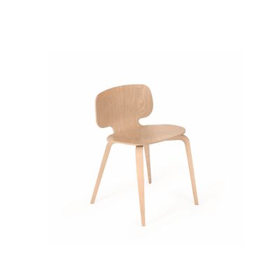 Mini H10 children's chair - Beech - Natural varnished beech
