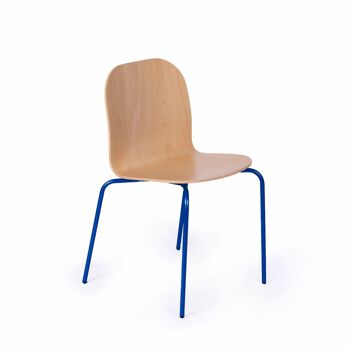 La chaise CL10 - Bleu 1