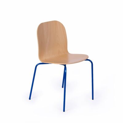 La sedia CL10 - Blu