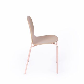 La chaise CL10 - Rose pastel 2