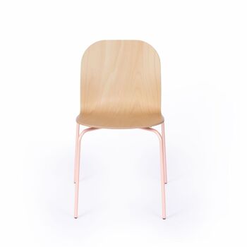 La chaise CL10 - Rose pastel 4