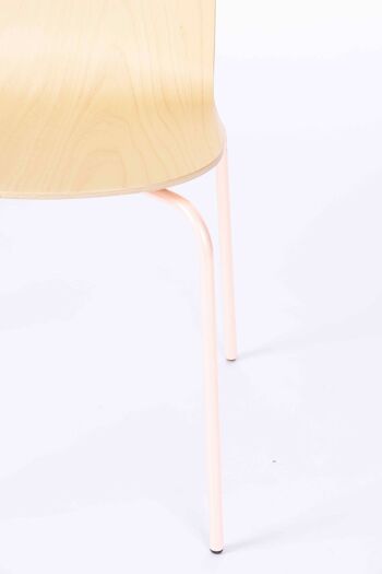 La chaise CL10 - Rose pastel 6