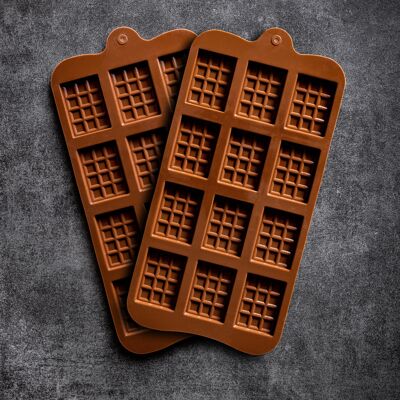 Moldes de chocolate (mini barras de chocolate)