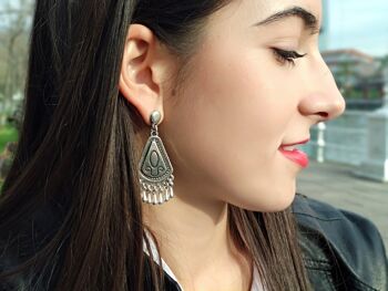 Boucle d'oreille style flamenco 2